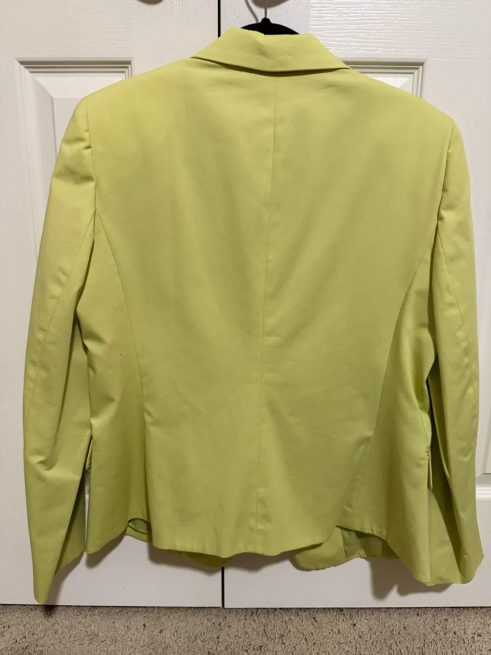 Jones New York Lime Green Single-Button Blazer - Picture 3 of 6